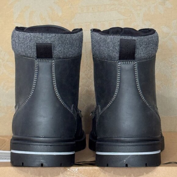 Xray Jason Black Combat Boots Men’s 12 Lace-Up Ankle Workwear Style Grip - Picture 4 of 9